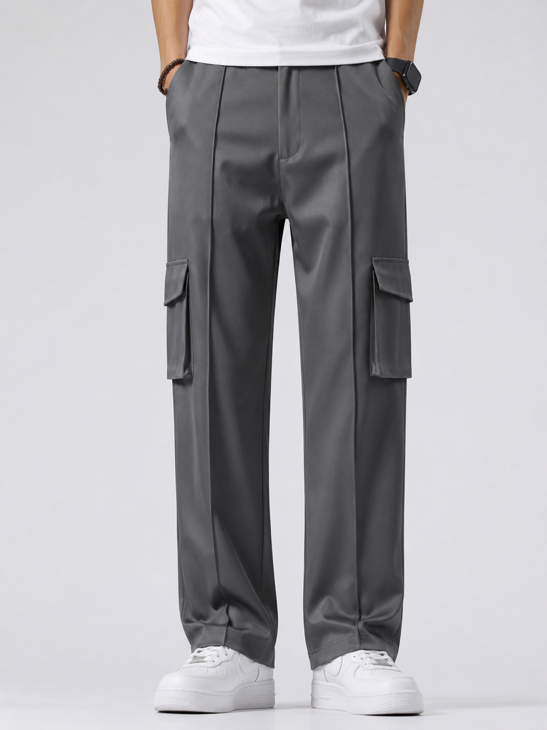 Charcoal Pocket Cargo Trouser