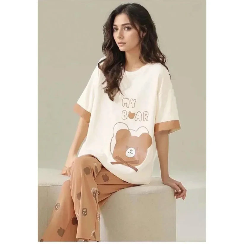 My Bear Printed Night Suits