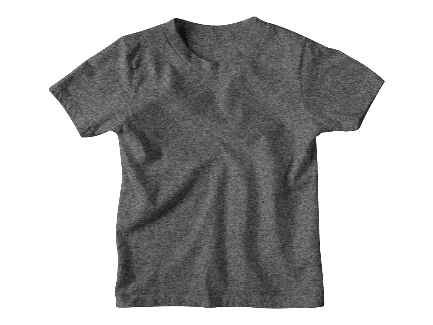 Charcoal Plain T-Shirt for kids