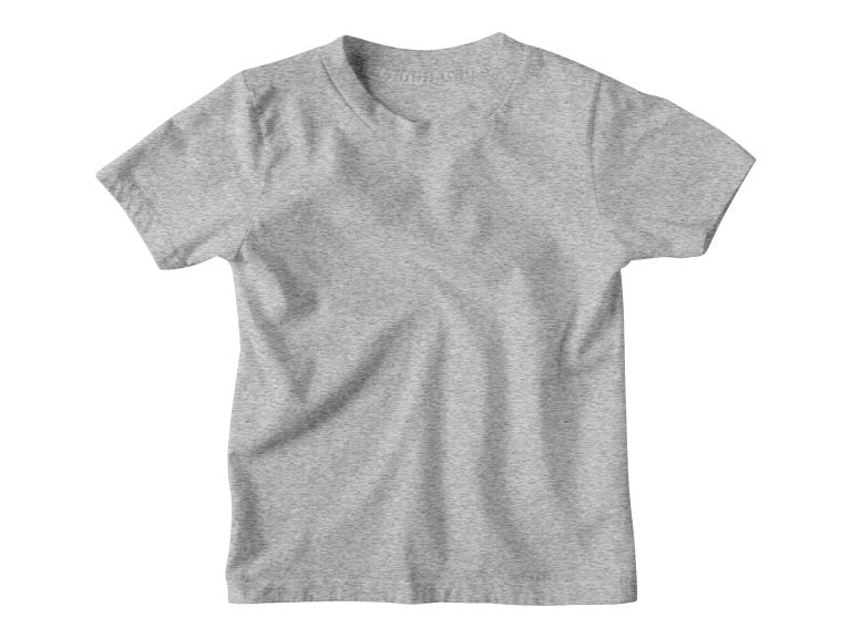 Grey Plain T-Shirt for kids