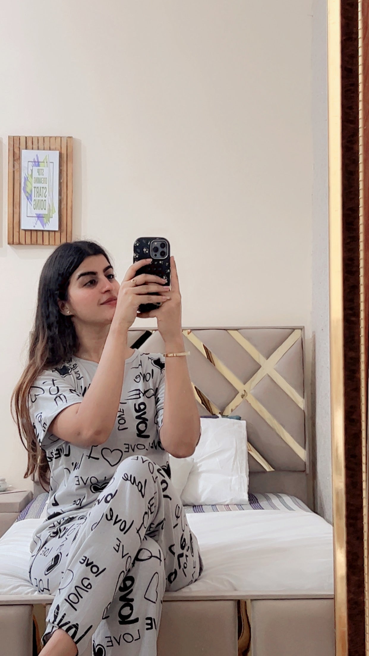 Skin Love Printed Pj Suit