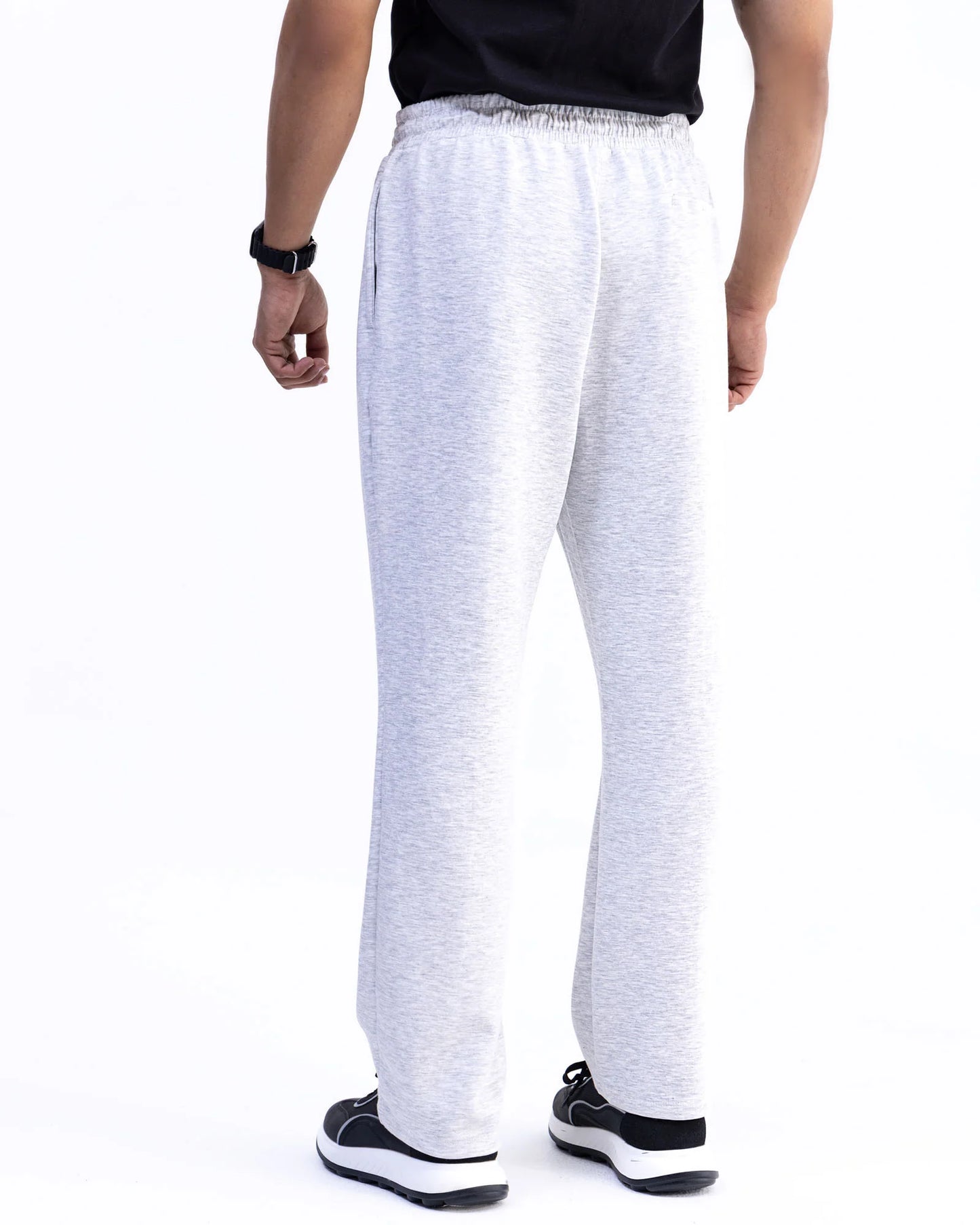 Heather Grey Pleated Trouser