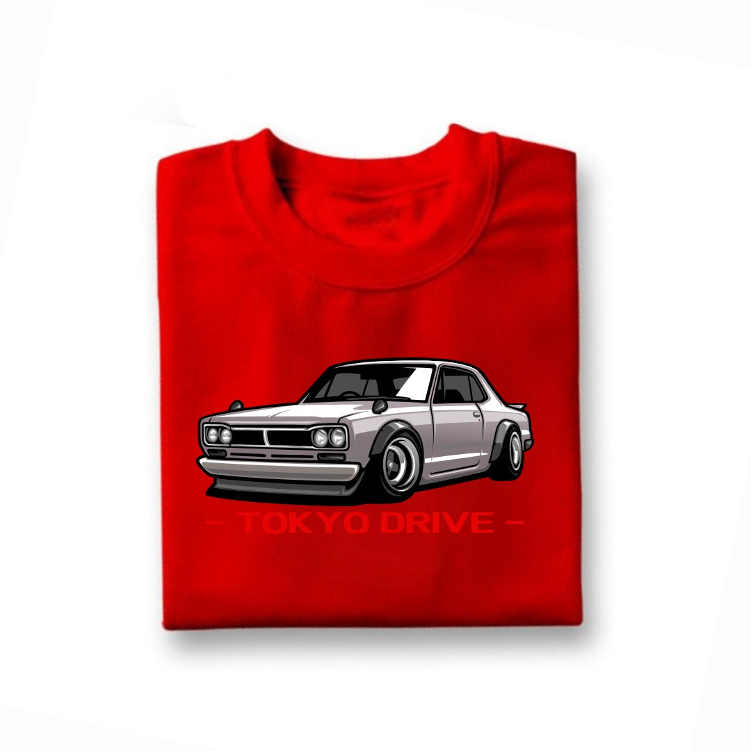 Racing Car Printed T-Shirt For Kids