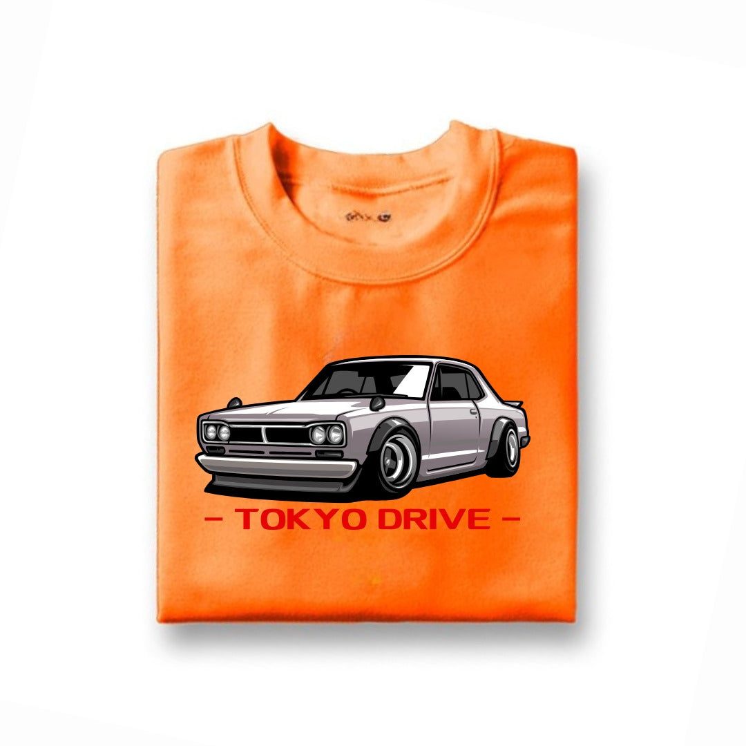 Racing Car Printed T-Shirt For Kids
