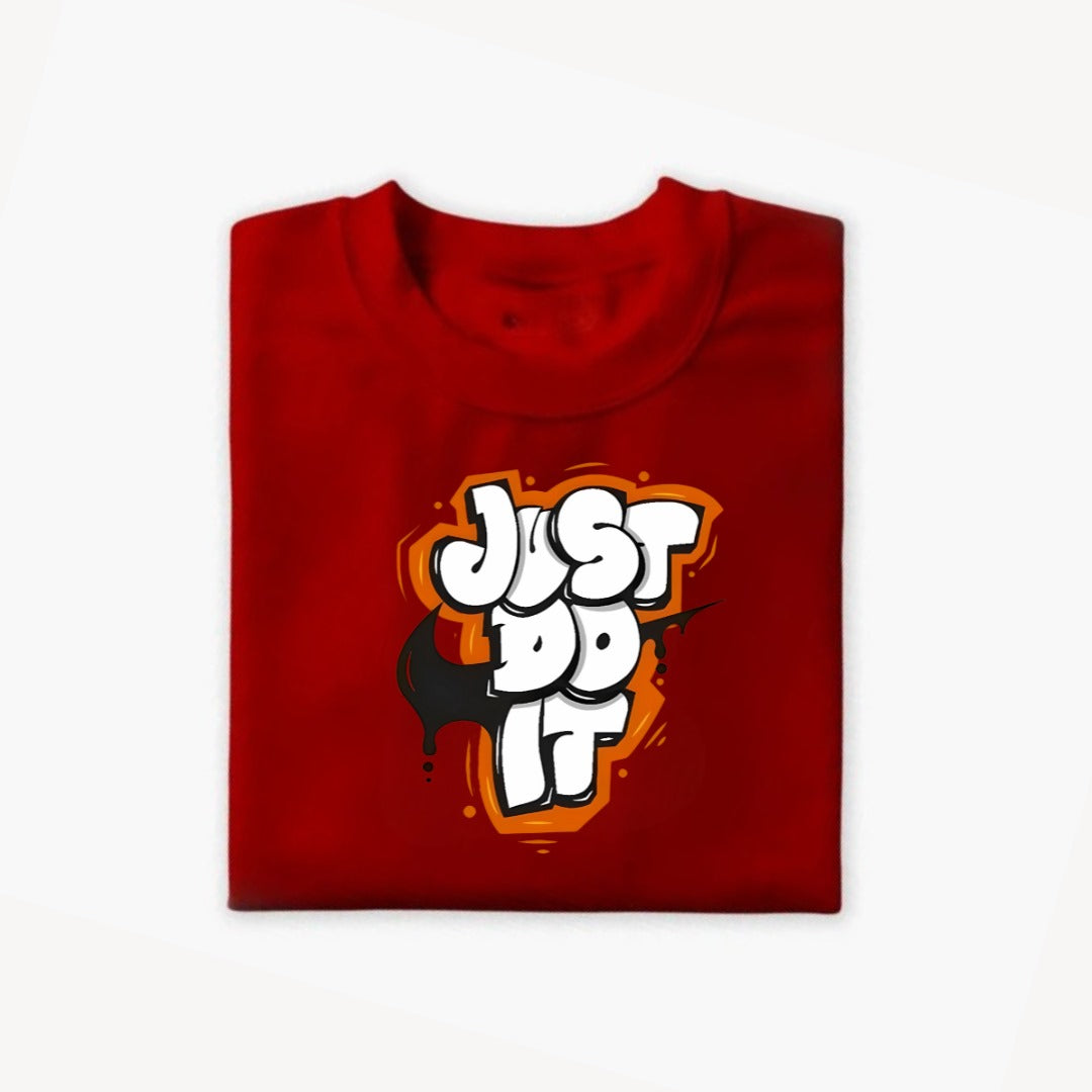 Just Do It Printed T-Shirt For Kids