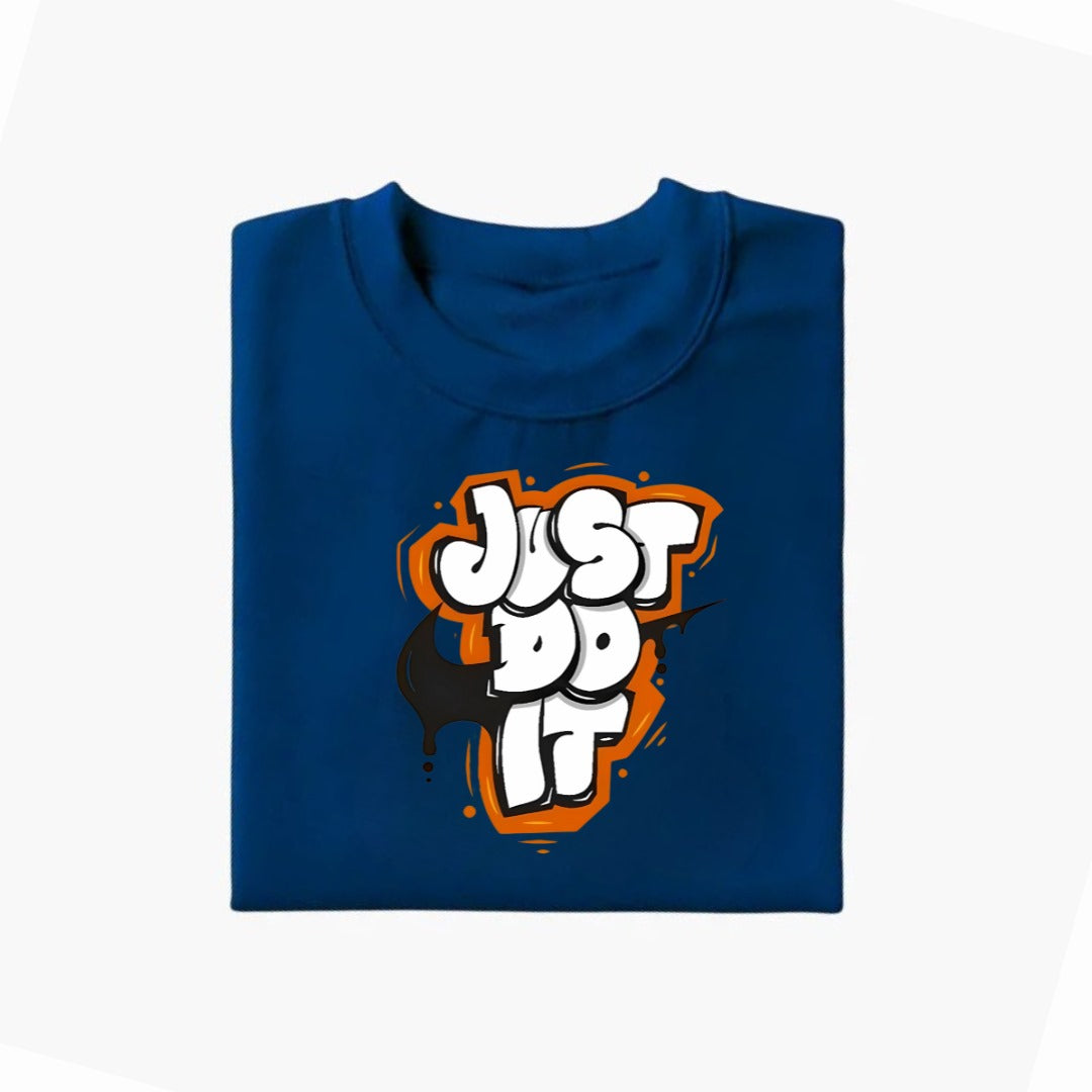 Just Do It Printed T-Shirt For Kids
