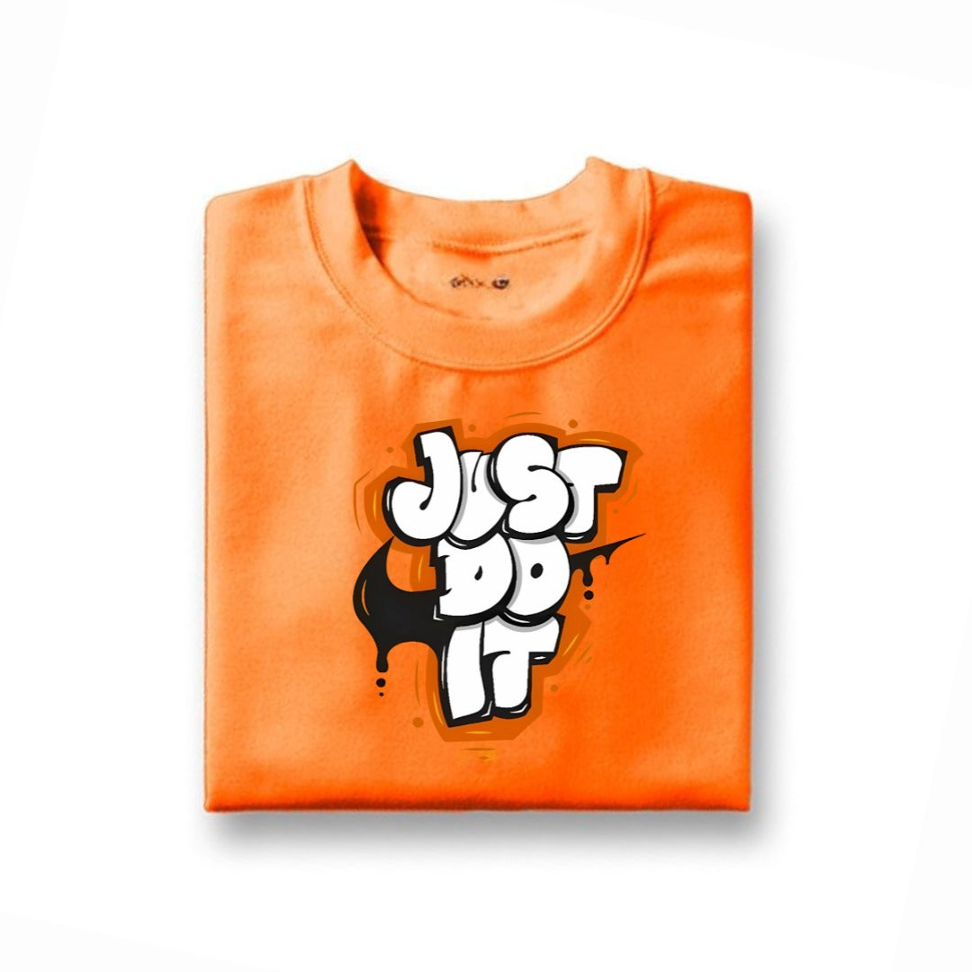 Just Do It Printed T-Shirt For Kids
