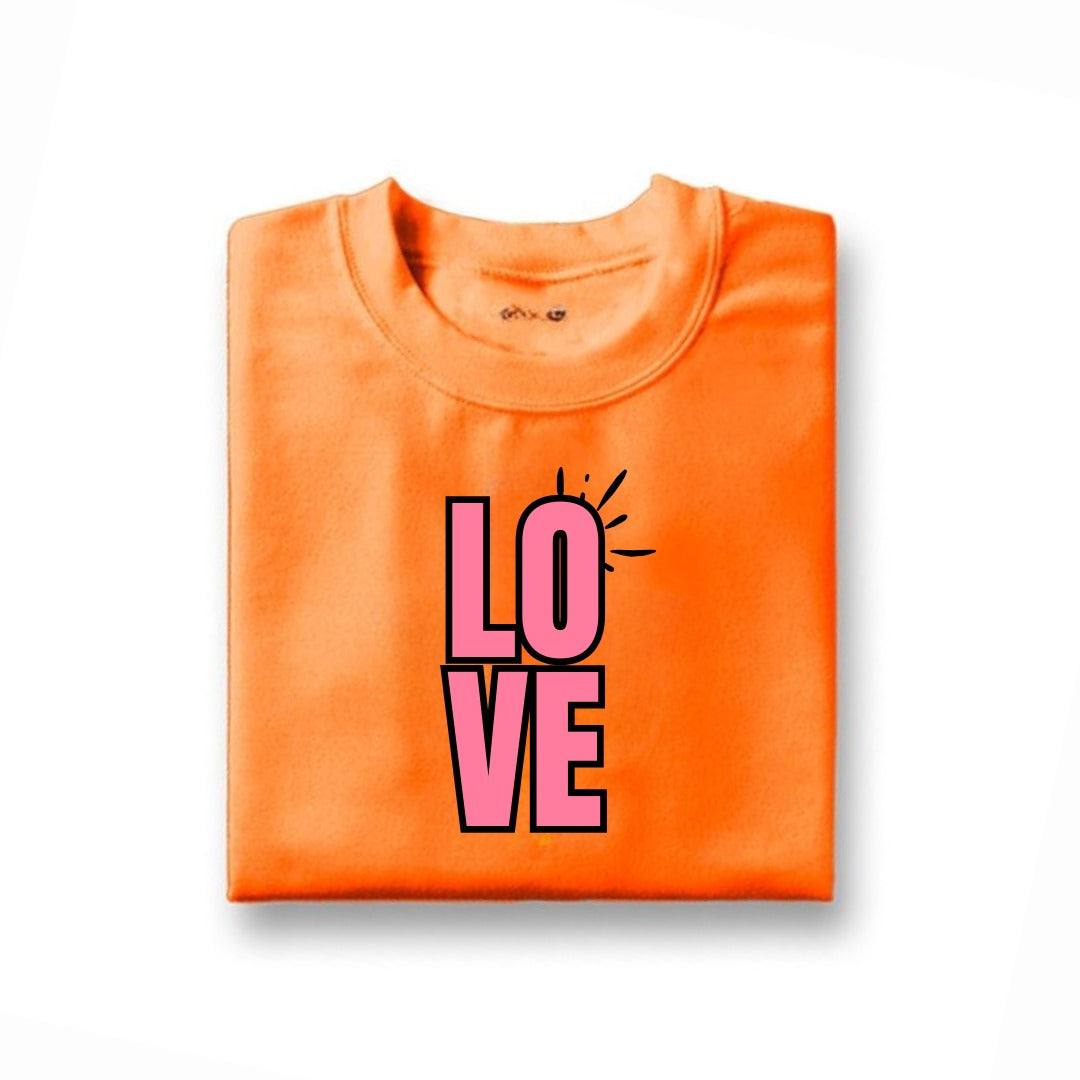 Love Printed T-Shirt For Kids