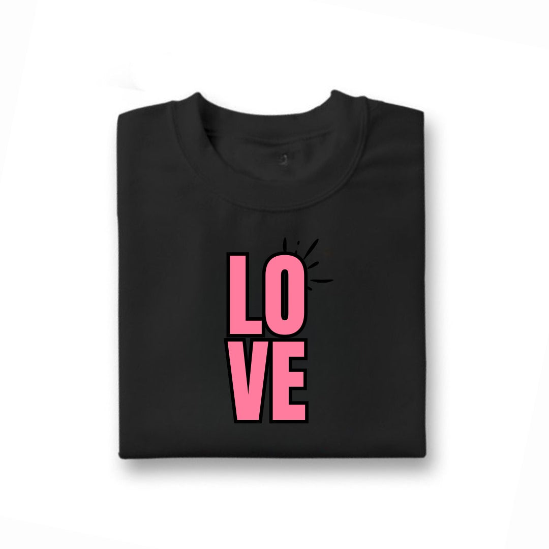 Love Printed T-Shirt For Kids