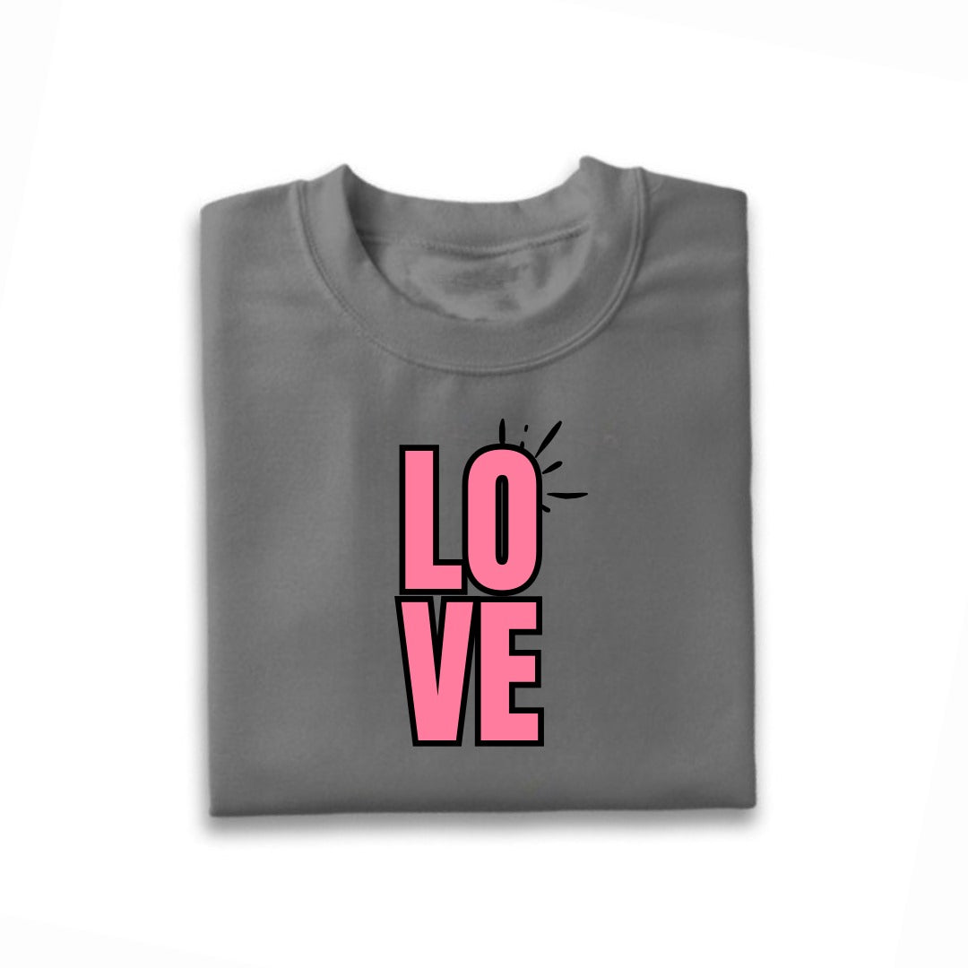 Love Printed T-Shirt For Kids