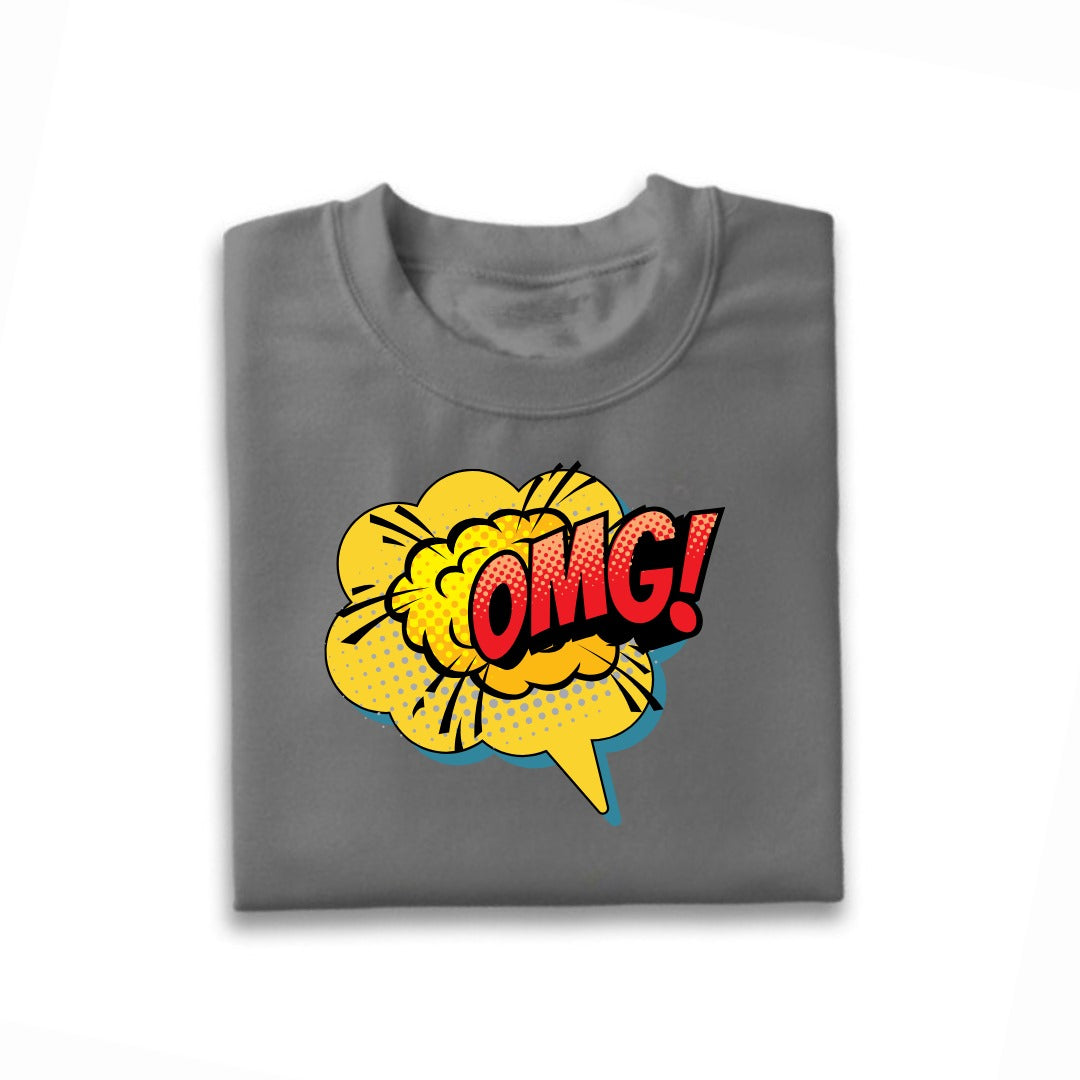 OMG Printed T-Shirt For Kids