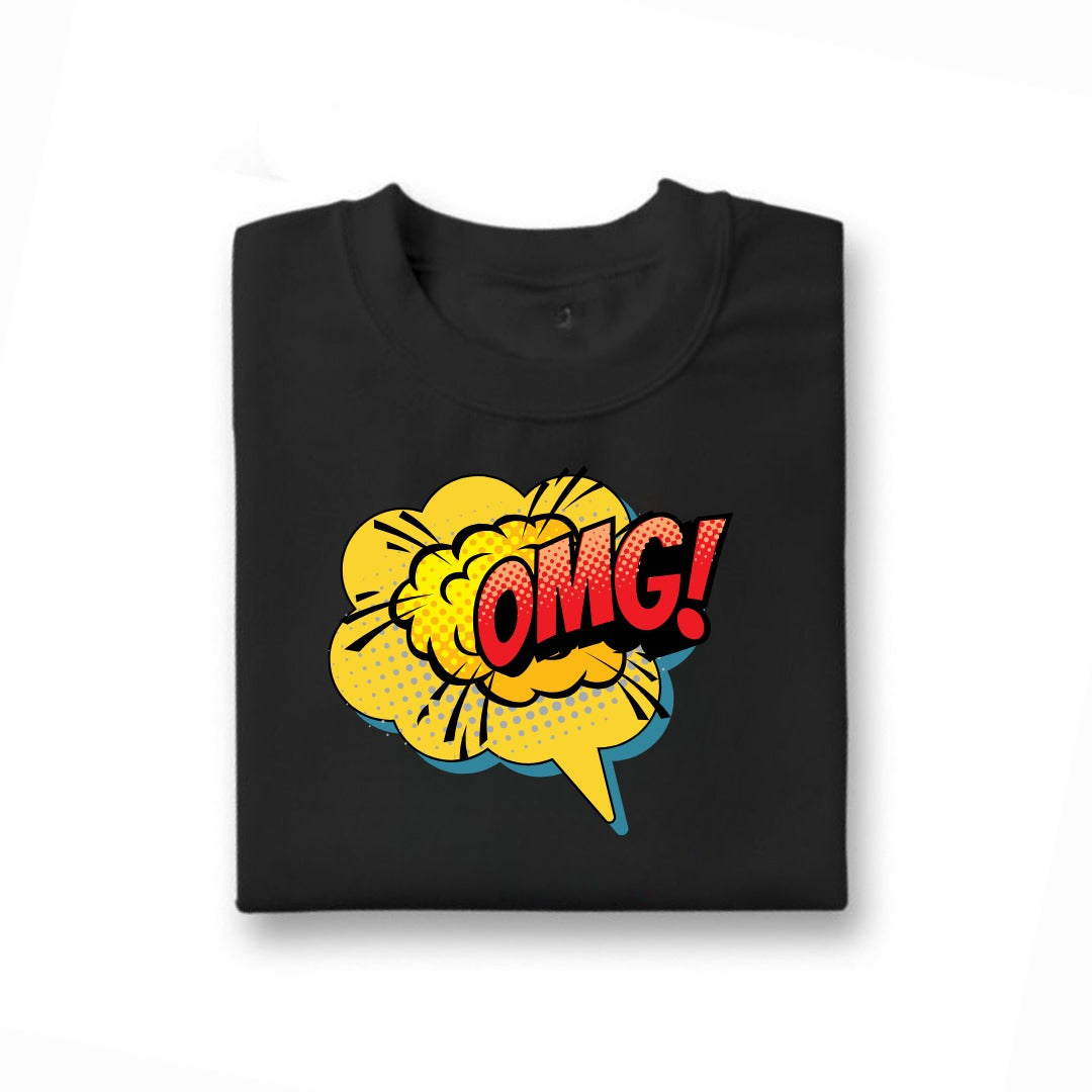 OMG Printed T-Shirt For Kids