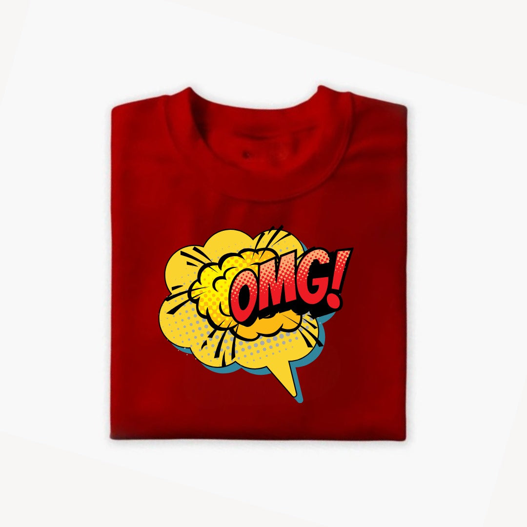 OMG Printed T-Shirt For Kids