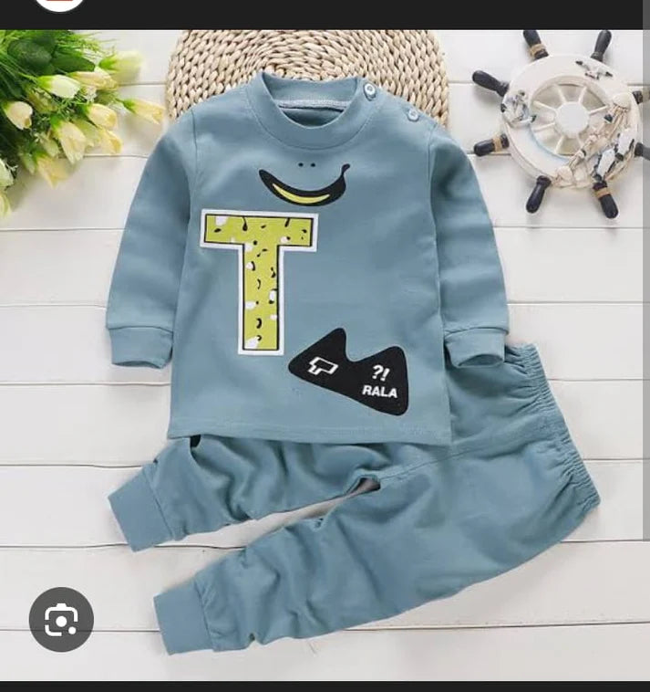 Sky T Rala Printed Fleece Kids Wear (Each)
