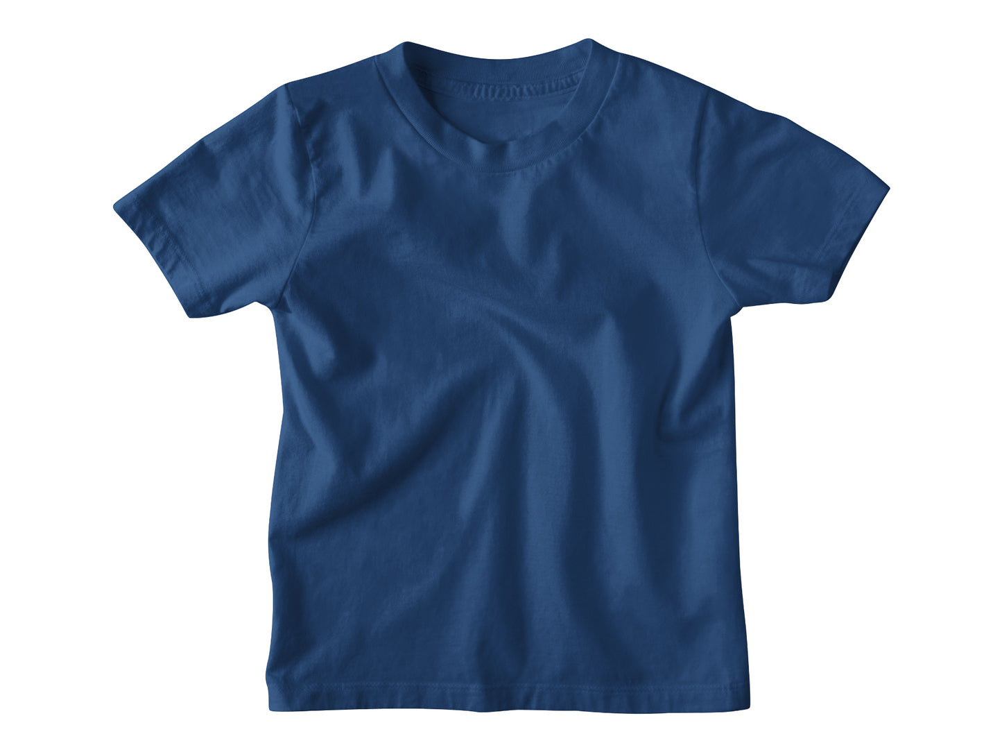 Navy Blue Plain T-Shirt for kids