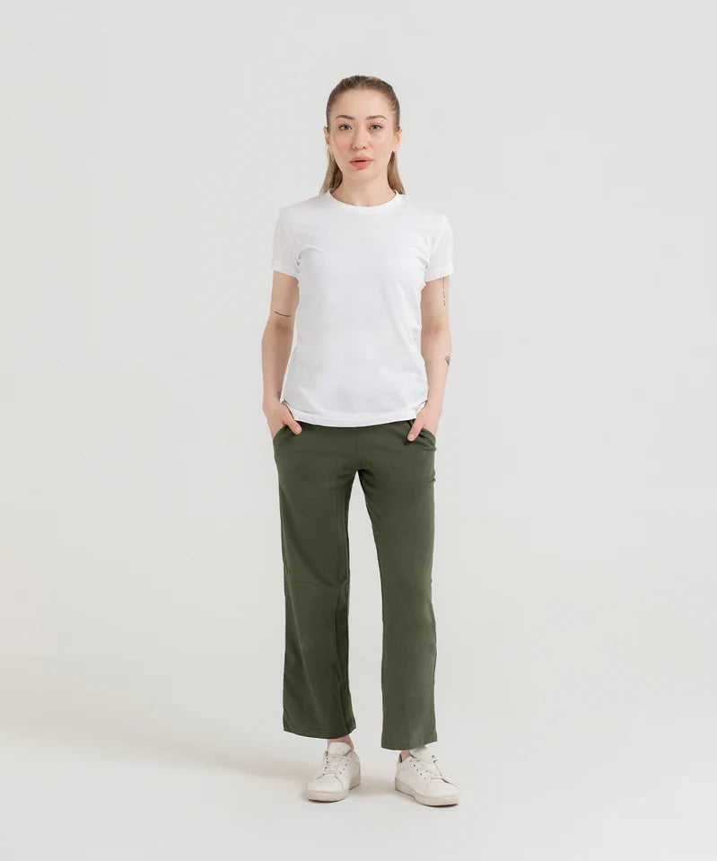 White  Basic t-shirt for women