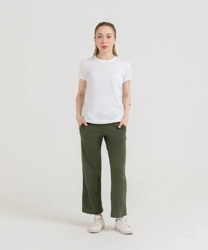 White  Basic t-shirt for women