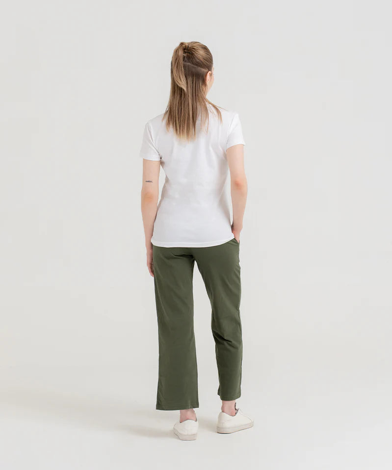 White  Basic t-shirt for women