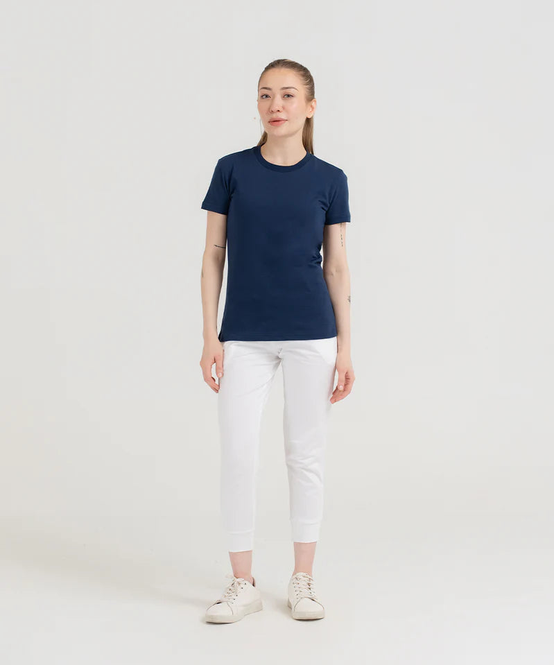 Navy Blue Basic t-shirt for women