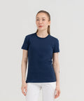 Navy Blue Basic t-shirt for women