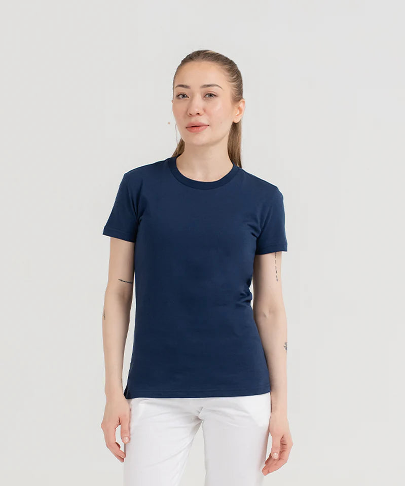 Navy Blue Basic t-shirt for women