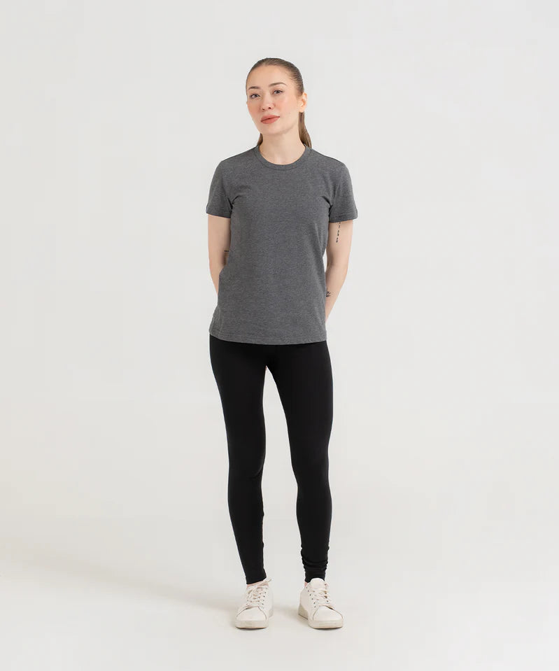 Charcoal Basic t-shirt for women