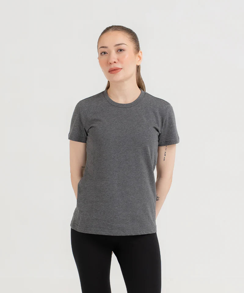 Charcoal Basic t-shirt for women