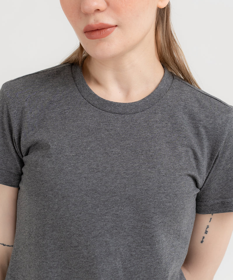 Charcoal Basic t-shirt for women