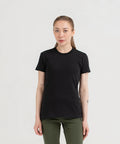 Black  Basic t-shirt for women