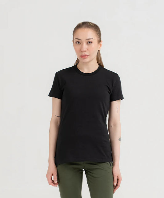 Black  Basic t-shirt for women