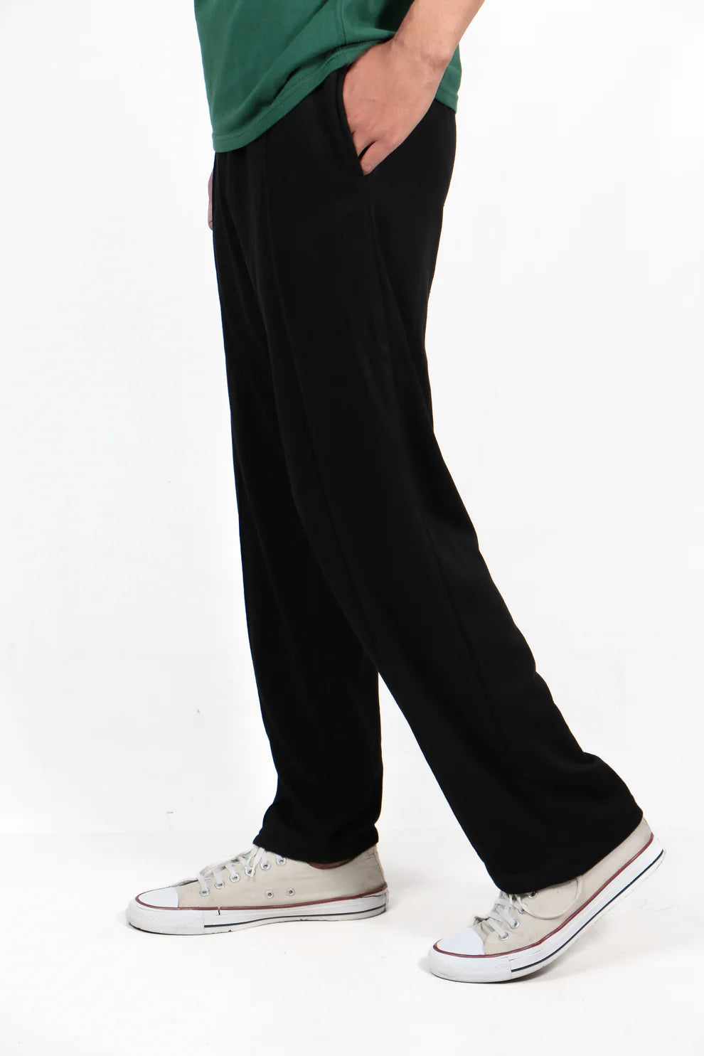 Black Pleated Trouser