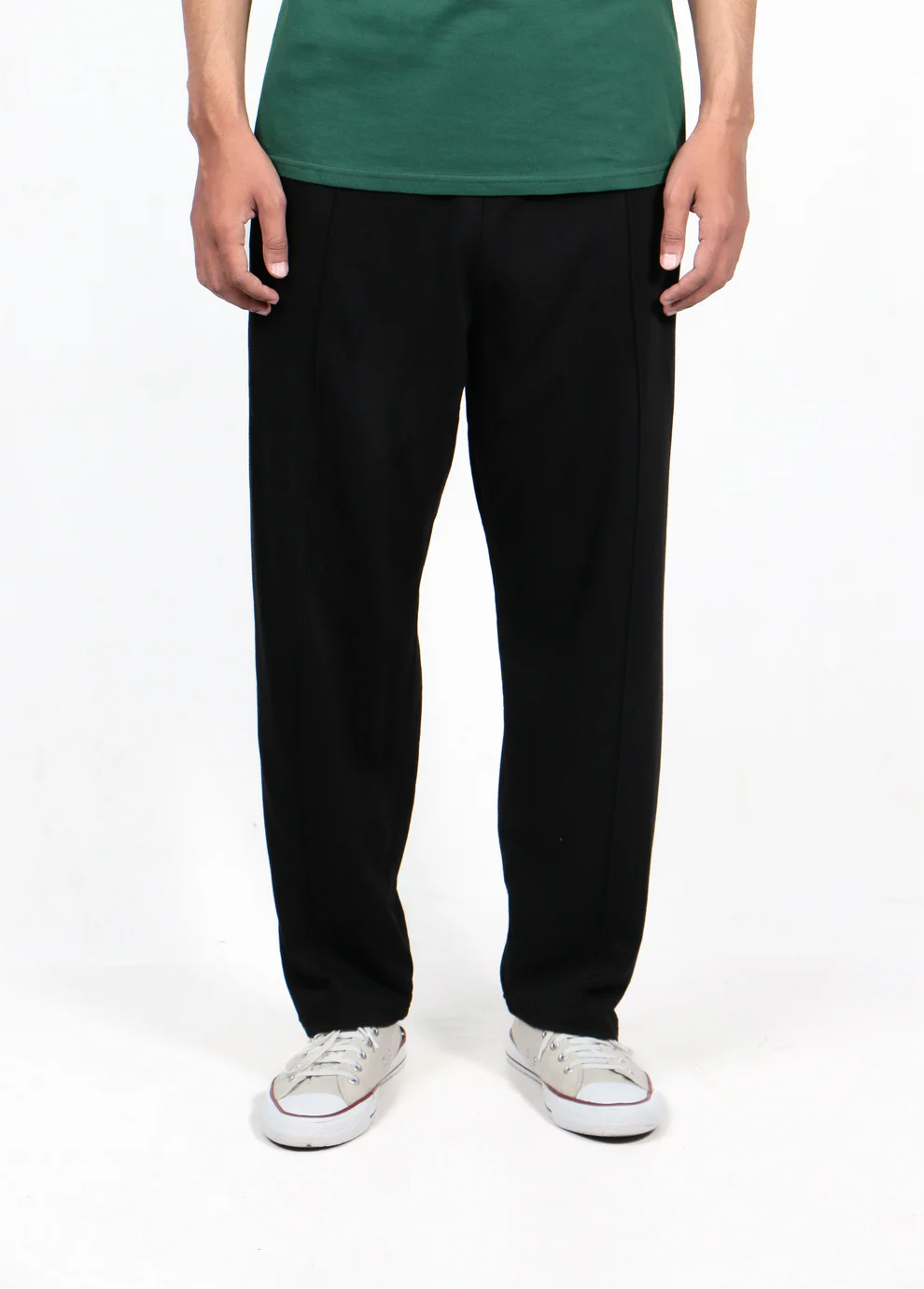 Black Pleated Trouser