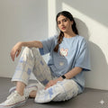 Blue Rabbit Printed Pj set