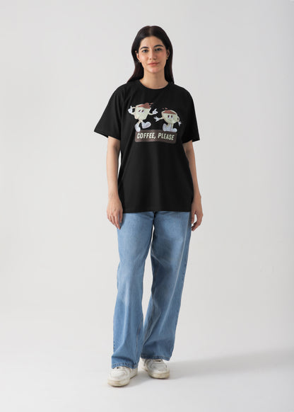 Coffee Printed T-Shirt