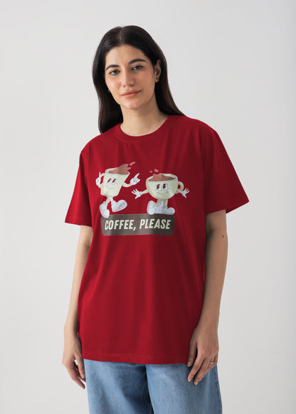 Coffee Printed T-Shirt