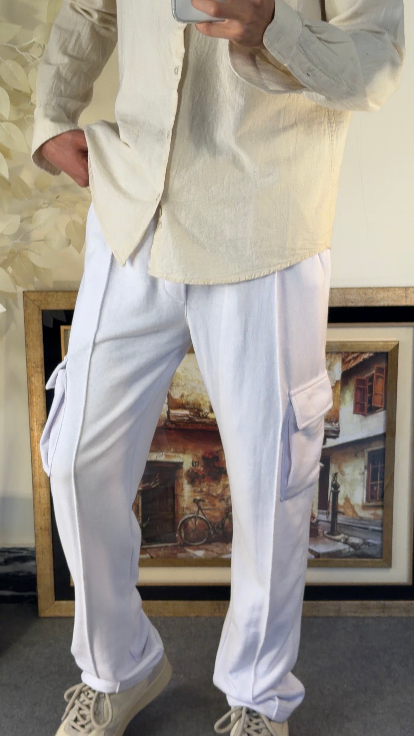 Off White Pocket Cargo Trouser