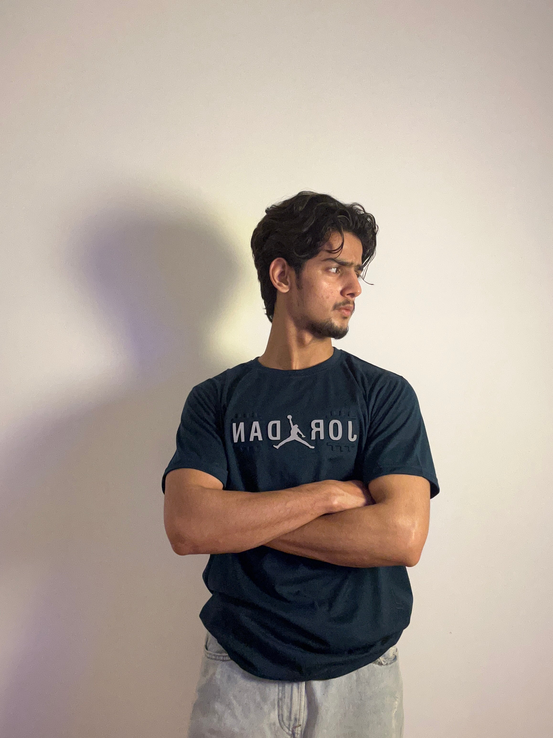 Signal Blue Jordan Embossed T-shirt