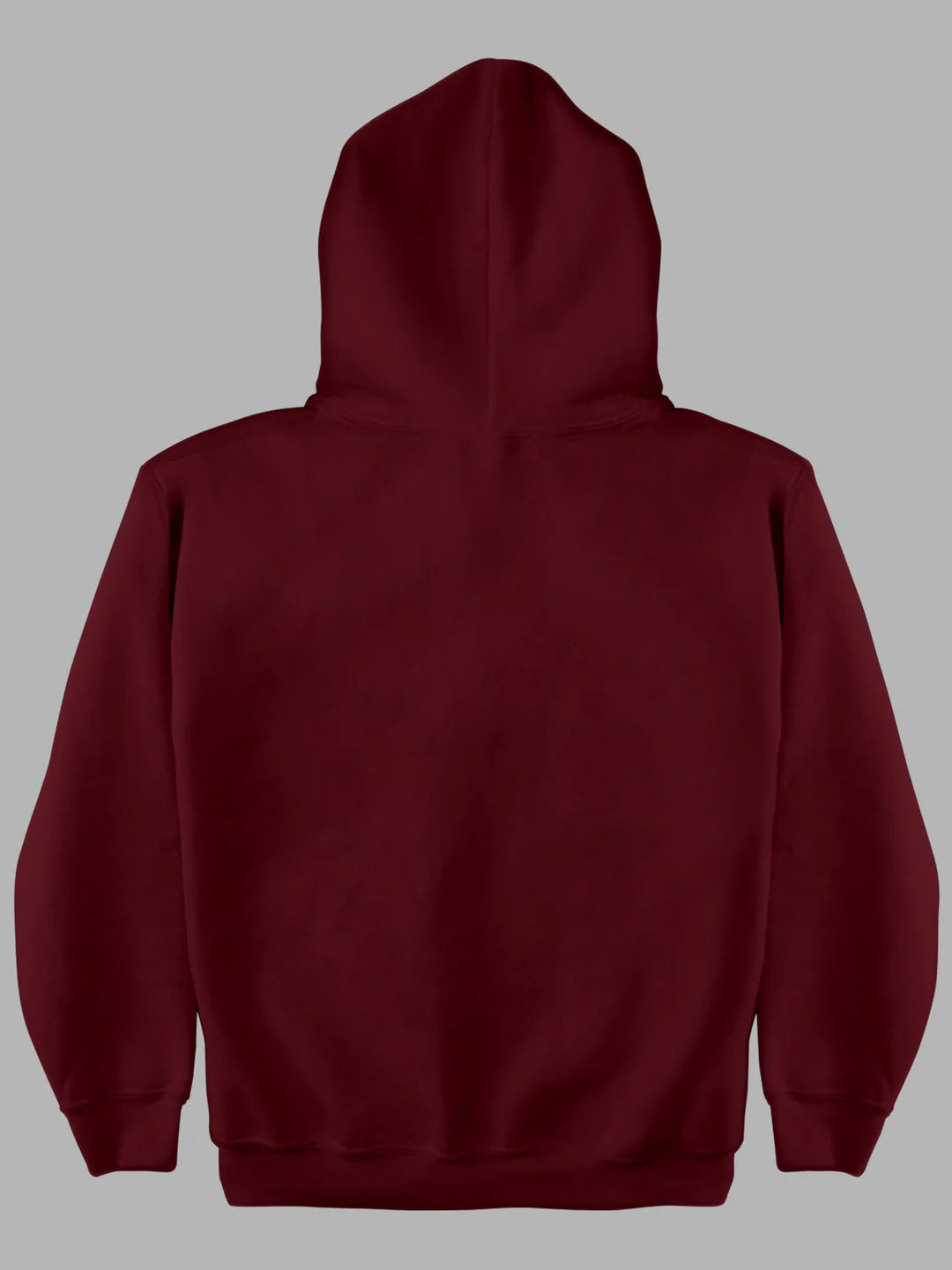 Maroon Plain Hoodie