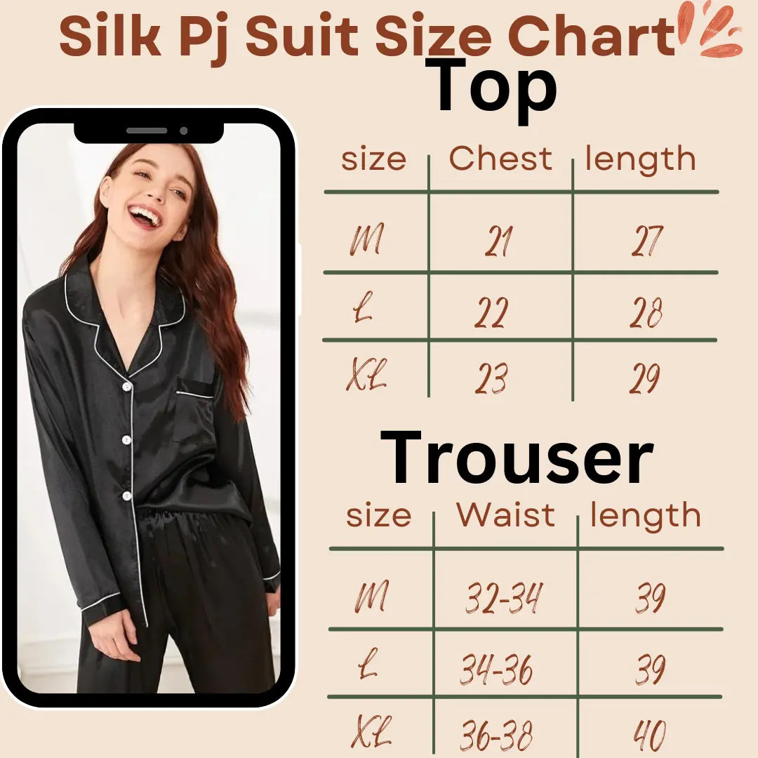 Couple Silk Pjs set pack 2