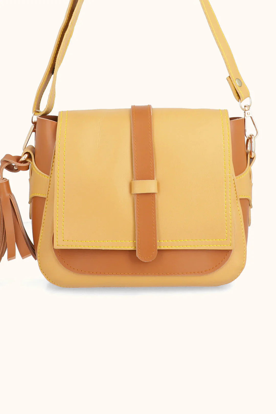 ZELBURRY CROSSBODY BAG -BEIGE