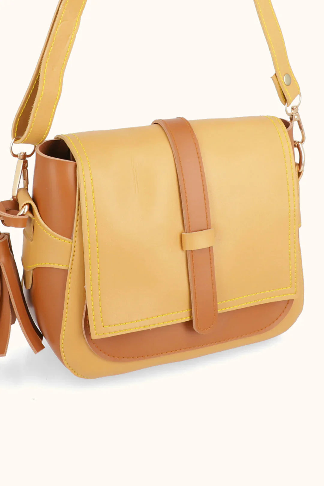 ZELBURRY CROSSBODY BAG -BEIGE