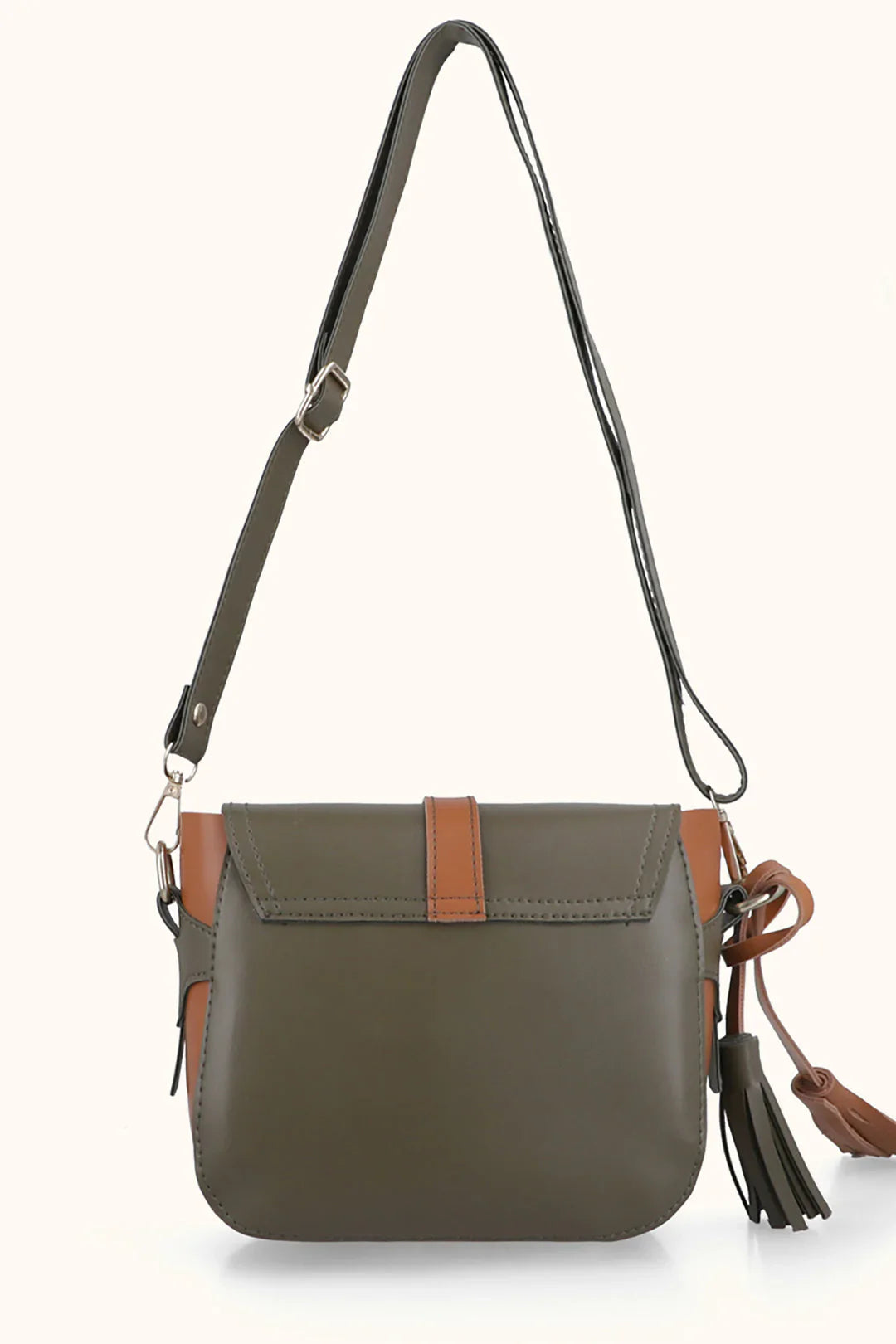 ZELBURRY CROSSBODY BAG -BROWN