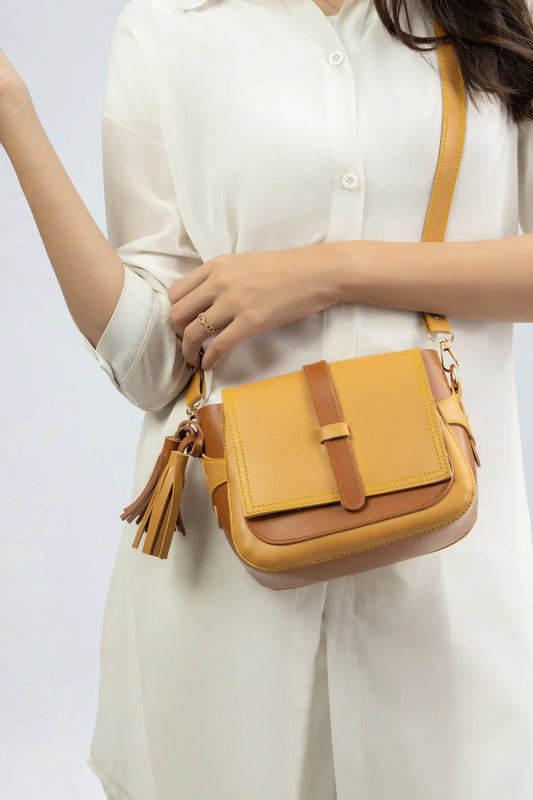 ZELBURRY CROSSBODY BAG -BEIGE