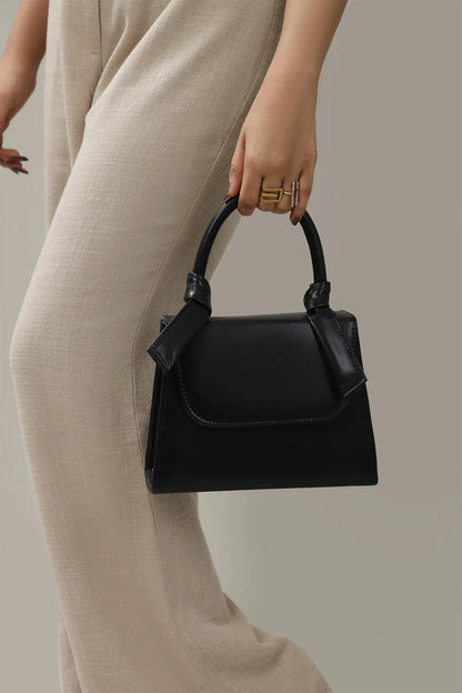 KNITTED CROSSBODY - BLACK