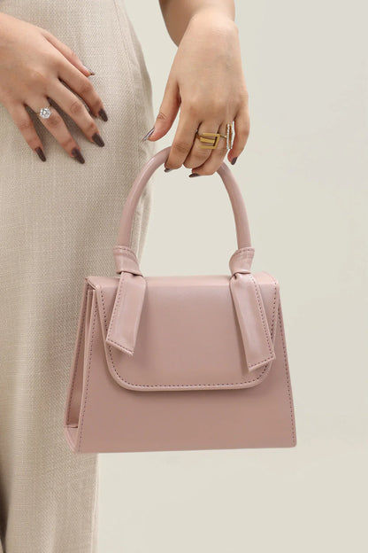 KNITTED CROSSBODY - PINK