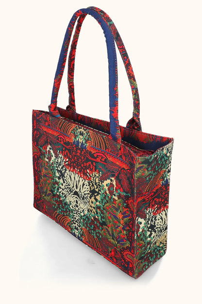 FLORAL CANVAS BAG