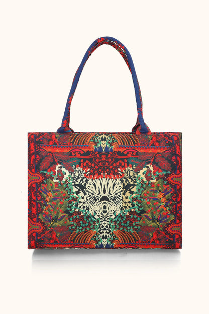FLORAL CANVAS BAG