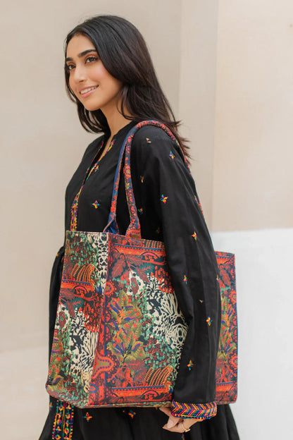 FLORAL CANVAS BAG
