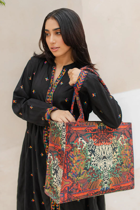 FLORAL CANVAS BAG