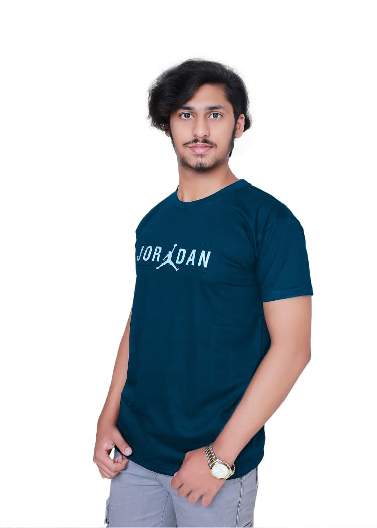 Signal Blue Jordan Embossed T-shirt